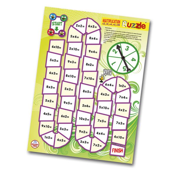 Multiplication 2-10 Buzzle