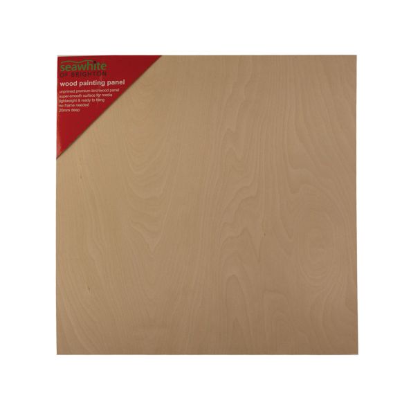 50x50 unprimed cradled painting panel 19mm pack of 3 | Creative Activity