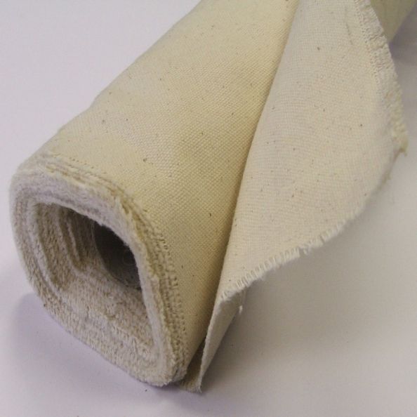10oz Canvas Fold 150cm width (60inch) 2m long unprimed cotton canvas | Creative Activity