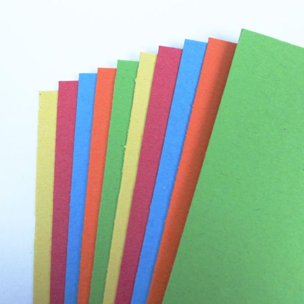 A3+ Recycled Coloured Card 300gsm 100 sheet assorted pack | Creative Activity