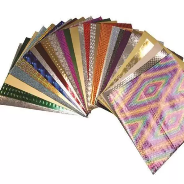 Bumper Metallic Textured Card Assortment A4 | Creative Activity