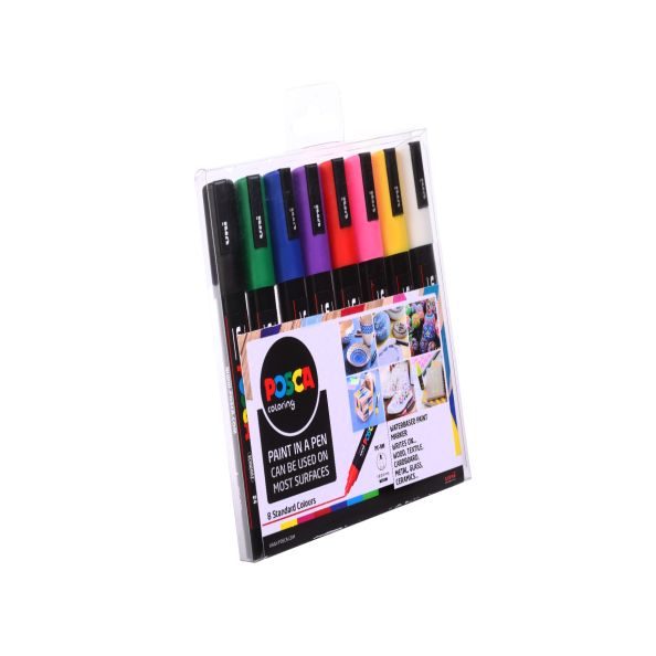 Posca Marker Set of 8 colours Medium 5M