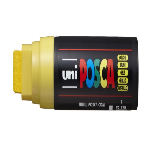 Posca Marker 17K Chisel 15mm yellow | Creative Activity