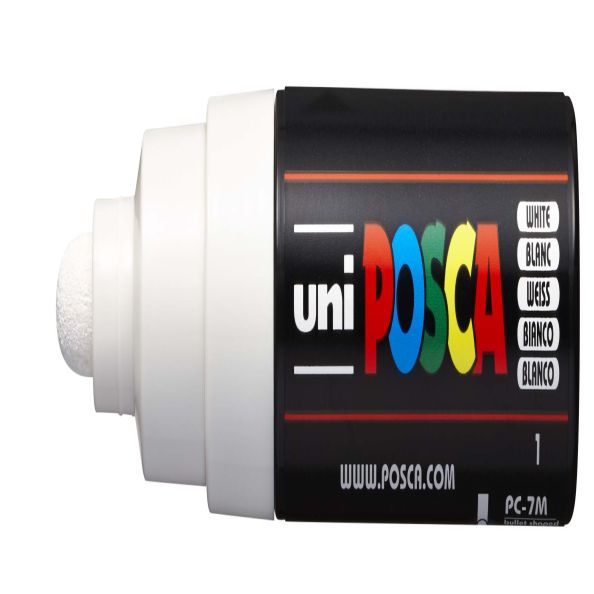Posca Marker 7M Large 5mm bullet tip white | Creative Activity