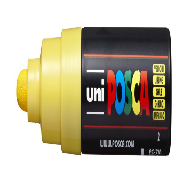 Posca Marker 7M Large 5mm bullet tip yellow | Creative Activity
