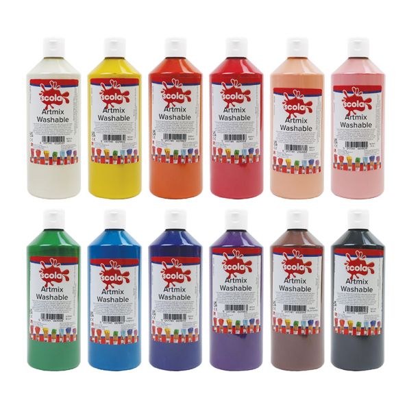 Scola Washable Ready Mixed Paint | Creative Activity
