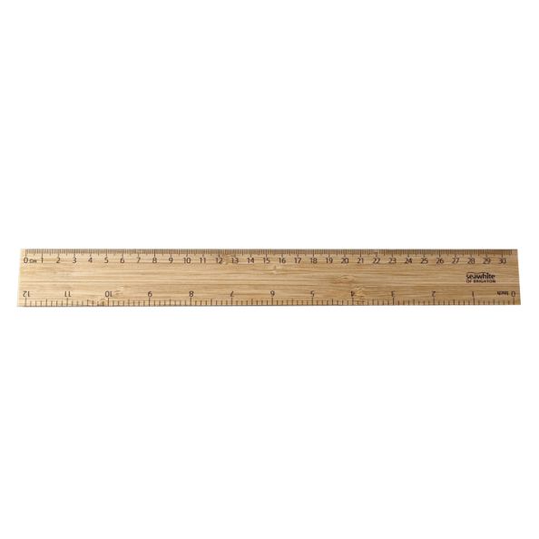 30 cm Bamboo Ruler | Art Aids | Creative Activity