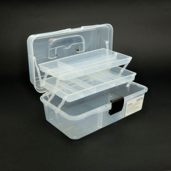 33cm Popular Clear Tool Box (foldout shelves)  | Creative Activity