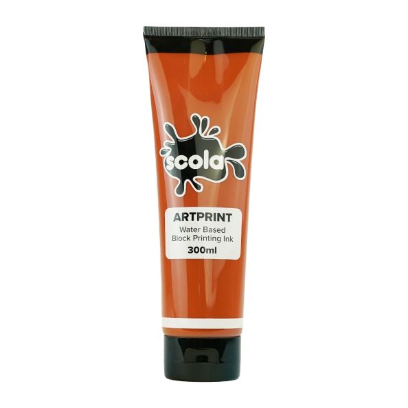 Block Printing Ink 300ml Orange | Creative Activity