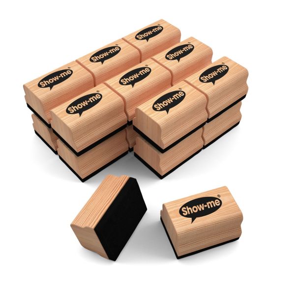 Small Wooden Board Erasers 30pk | Educational Resources | Creative Activity