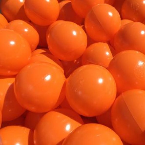 75mm Plastic Balls Orange | Creative Activity