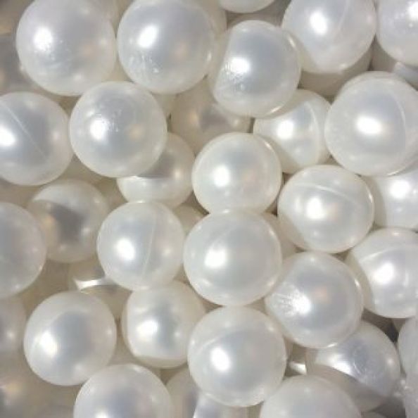 75mm Plastic Balls Pearl White | Creative Activity