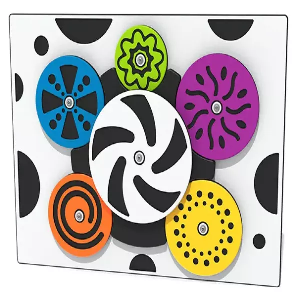 Whirling Wheels Play Panel - Small  | Creative Activity