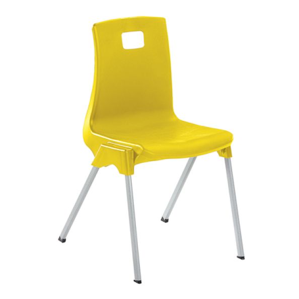 Metalliform ST Chair Seat height 460mm Yellow | Creative Activity
