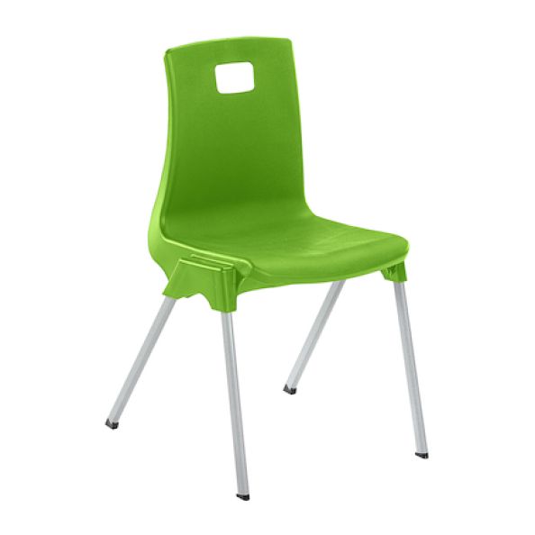 Metalliform ST Chair Seat height 350mm Lime Green | Creative Activity