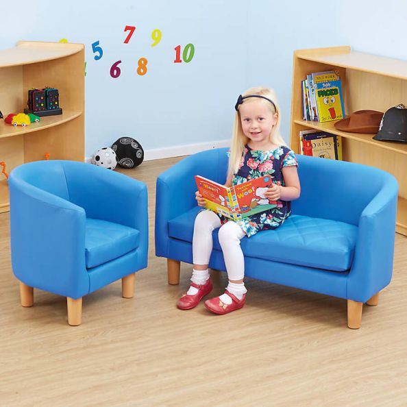 Children's Tub Chair Blue | Creative Activity