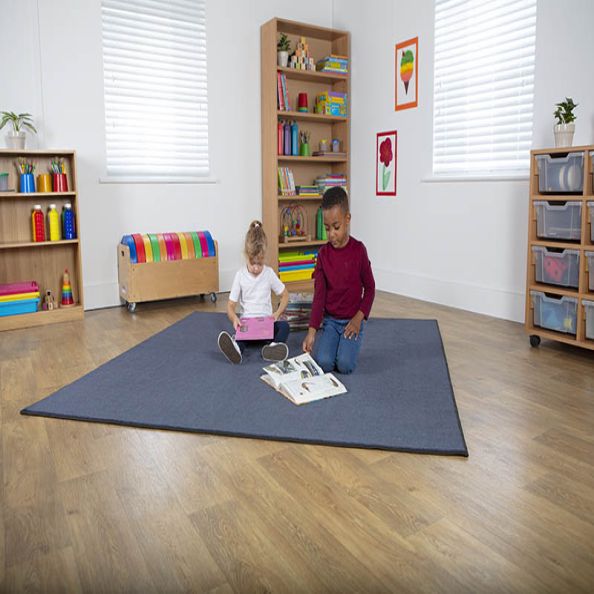 Luxury Super Soft Carpets Grey Square Carpet | Creative Activity