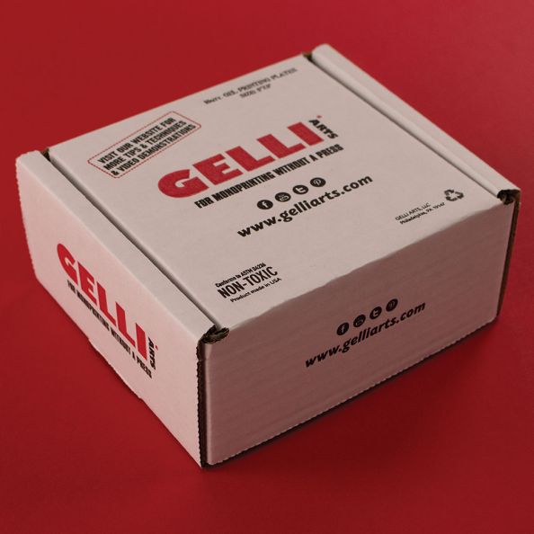 Gelli Plate Class Pack 5x5 inch Pack of 10 | Creative Activity