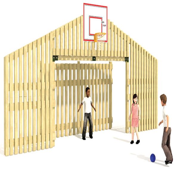 Junior Multi-Use Goals - Junior / KS2 Wooden Goal End | Creative Activity