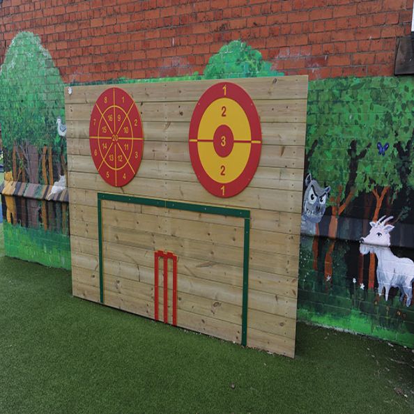 Double Sided Timber Ball Wall | Creative Activity