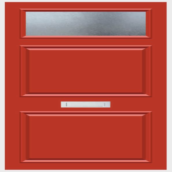 Door Covers Solid Panel - Red | Creative Activity
