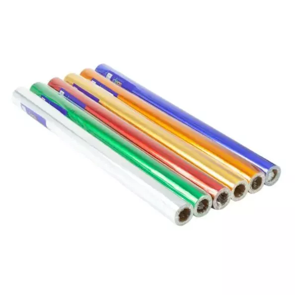 Paper Backed Foil Rolls Assorted pk6 | Creative Activity