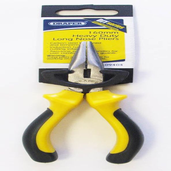 Long Nose Pliers 160mm heavy duty soft grip | Creative Activity