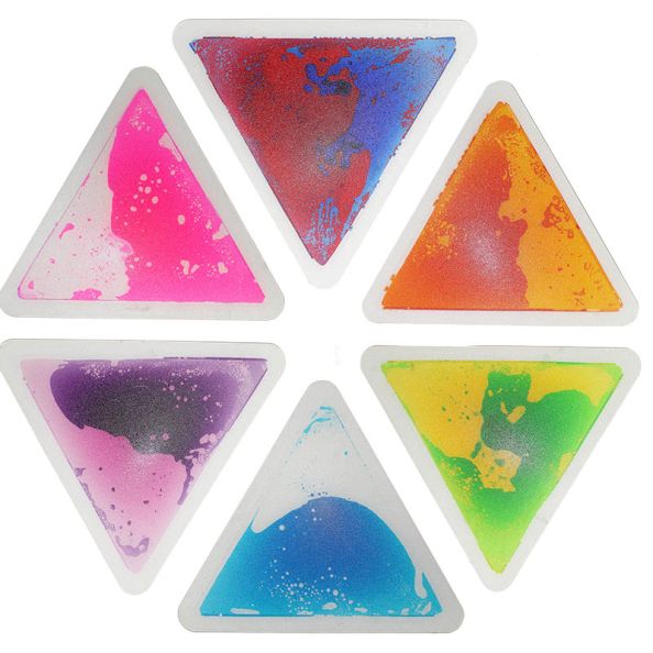 Equilateral Triangle Liquid Floor Tiles  | Creative Activity