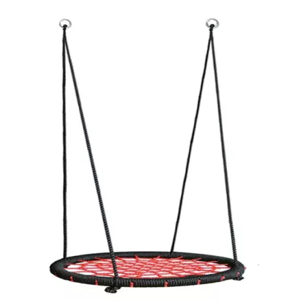 120cm Nest Swing Black/Red