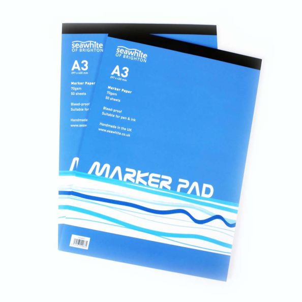 A3 Marker Pad 50 sheets bleedproof 70gsm | Creative Activity
