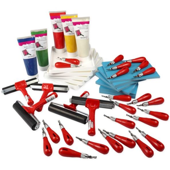 Easy Cut Lino Printing Class Pack | Creative Activity