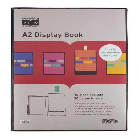 A2 Display Book 10 clear pockets | Creative Activity