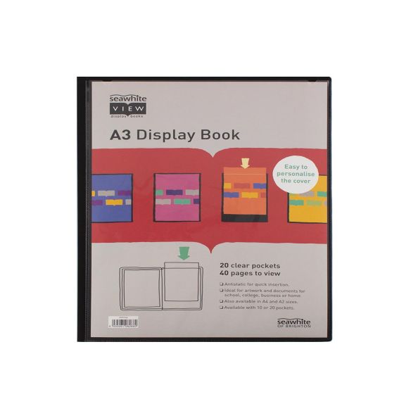 A3 Display Book 20 clear pockets | Creative Activity