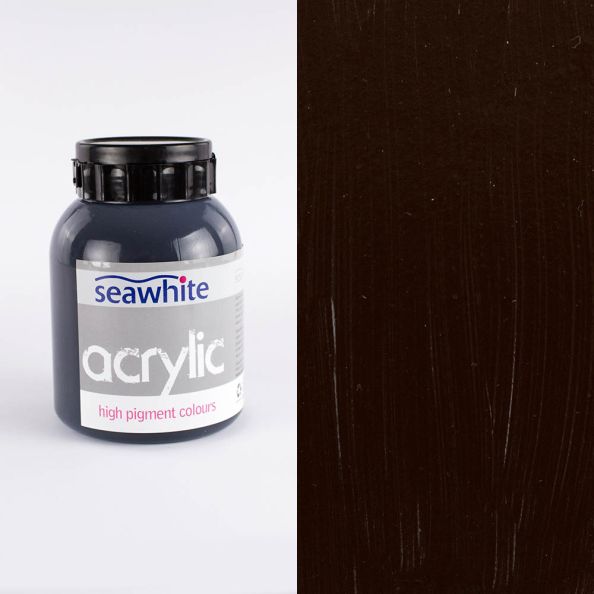 1000ml Acrylic Paint Bottle Black | Creative Activity