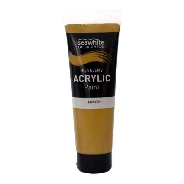 250ml Metallic Acrylic Paint Gold | Creative Activity
