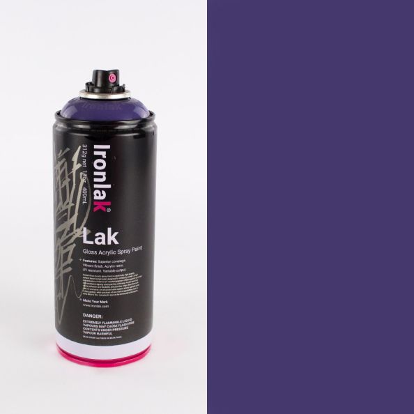 Ironlak Acrylic Spray paint  400ml Can - Egg Plant | Creative Activity