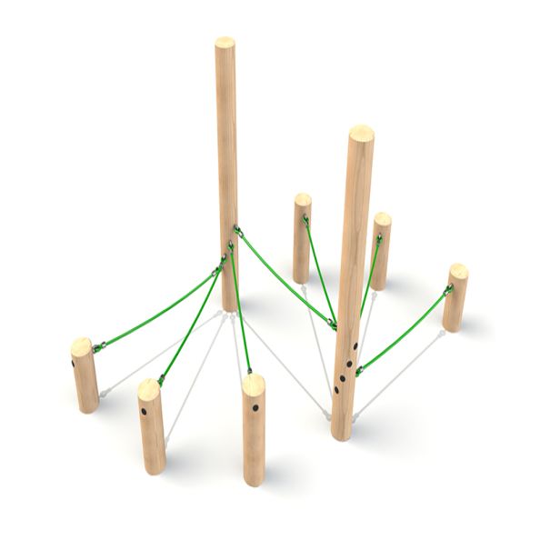 Shimmy Ropes Trim Trail  | Creative Activity