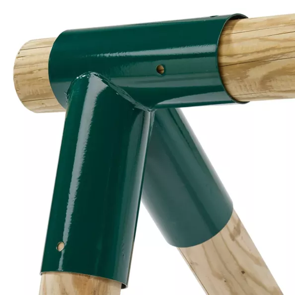 Round Corner Bracket 100mm with Angle (Green)