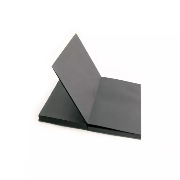 A5 Black Concertina Sketchbook 70 pages kraft paper