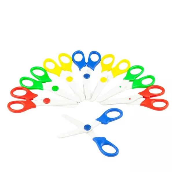 All Plastic Safety Scissors pk8 | Creative Activity