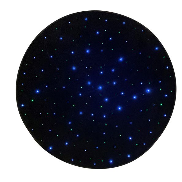 Rechargable Sensory Fibre Optic Sparkle Rug 95 dia