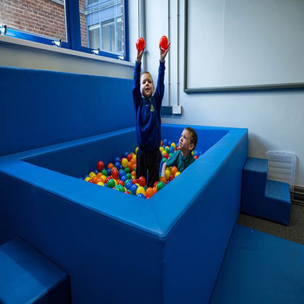 Four Sided Free Standing Ball Pool H50 x 220cm Square | Creative Activity