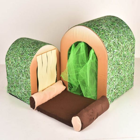 Giant Sensory Tunnel Set Grass | Creative Activity