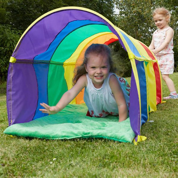Rainbow Toddler Crawl Tunnel  | Creative Activity