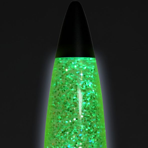 Shake and Shine Glitter Lamps Black