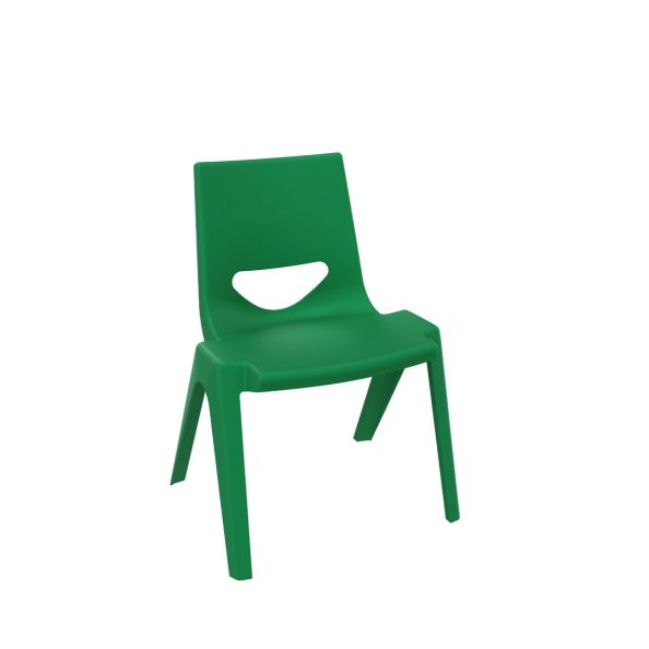 EN ONE Posture Classroom Chair 350mm Bottle Green