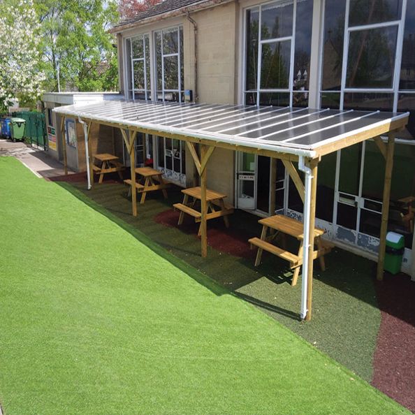 Polycarbonate Roof Pergola - 3000mm x 3000mm | Creative Activity