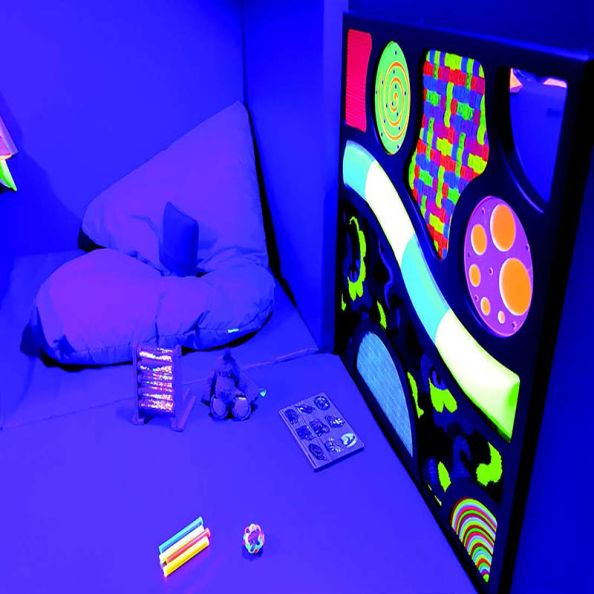 Ultra Violet Abstract Tactile Panel  | Creative Activity