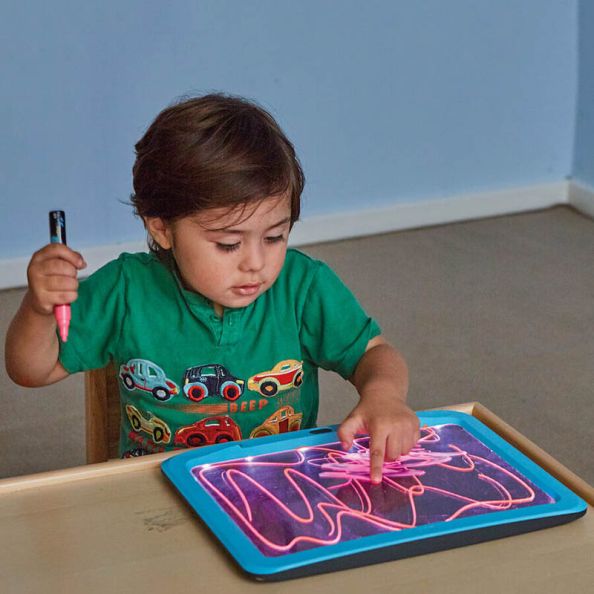 Illuminated Mark Making Boards & 6 Pens  | Creative Activity