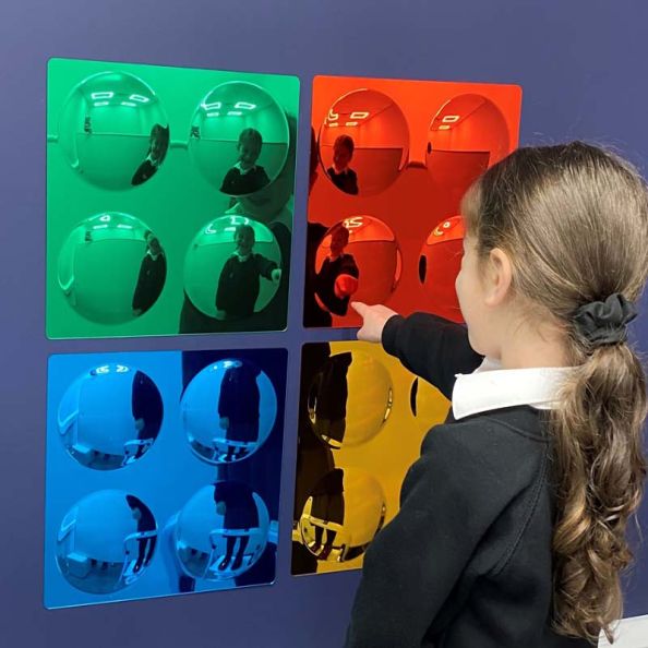 Coloured Bubble Mirrors